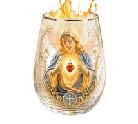 Mugs Chrétiens 40 cl Jésus Transparent Ergonomique Antidérapant