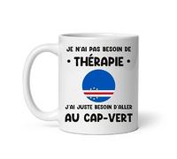 MugSmile Mug Cap vert thérapie drôle vacances départ voyage Tasse Cap vert