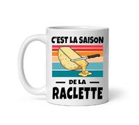 MugSmile Mug c'est la saison de la raclette vintage Tasse raclette