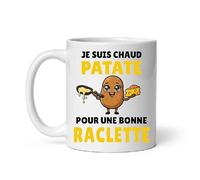 MugSmile Mug chaud patate pour bonne raclette Tasse raclette