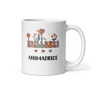MugSmile Mug Meilleure animatrice boho fleurs bohème tasse animatrice femme
