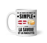 MugSmile Mug Raclette mec simple savoie humour Tasse raclette
