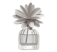 MUHA' | Diffuseur de parfum pour ambiance, parfum fleurs de coton, diffuseur d'ambiance avec fleur en bois de bouleau, format de 60 ml