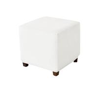 Muiuou Housse de Pouf en Velours Extensible, Protection Lavable pour Repose-Pieds Carré ou Cube, Couverture Antipoussière pour Ottoman et Coffre de Rangement (Petit,Style 11)
