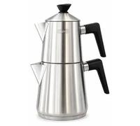 Mulex Théière double 1,5 L / 0,75 L en inox 18/10