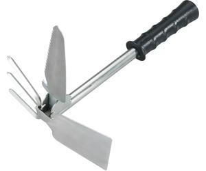 Multi Aides de jardinage 7in1 Râteau désherber pelle mesurer scier biner planter