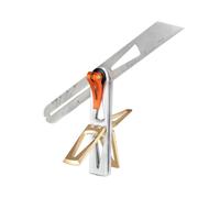 Multi Angle Scribing Woodworking Ruler, Dovetail Tenon Gauge, Right Angle Gauge, Movable Angle T-shape Scribing Tool for Carpenter