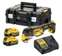 Multi-cutter 18V DEWALT DCS356P2-QW Brushless avec coffret, 2 batteries et 35 accessoires