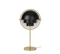 GUBI Lampe de table Multi-Lite Laiton-noir