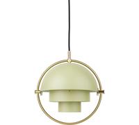 GUBI Lampe à suspension Multi-Lite small Brass-desert sage