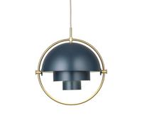 GUBI Plafonnier Multi-Lite Midnight Blue-laiton
