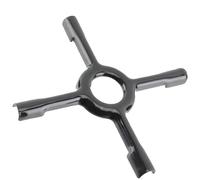 MultiAccesorios Support universel pour cuisinière à gaz, grille réductrice de 13 cm, noir, compatible avec cafetière Moka, théière et poêles