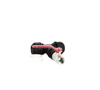 Multicuves - Kit couplage cuve - Raccord Té 32 mm + Vanne 1/4 de tour