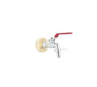 Multicuves - Raccord cuve Eau S60X6 Laiton - Robinet Laiton chromé 15 mm