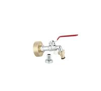 Multicuves - Raccord cuve S60X6 Laiton - Robinet Laiton 15 mm + Nez 20x27