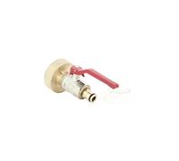 Multicuves - Raccord cuve S60X6 Laiton - Vanne Laiton + Embout Rapide