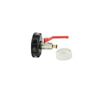Multicuves - Raccord S100X8 - Vanne 1/4 de Tour Laiton + Embout Rapide