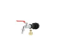 Multicuves - Robinet laiton chromé 15 mm + Nez 20x27 - kit couplage cuve