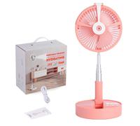 Multifonctionnel ventilateur de pulvérisation pliable télescopique avec humidificateur lampe de bureau Power Bank fonctions de support de téléphone pour les voyages à domicile sports de plein air - Ro