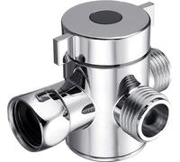 Multifonctions 3 Way Shower Head Diverter Valve G1/2" Trois commutateurs de fonction Valve d'adaptation