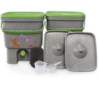Multikraft Seau de Compostage Bokashi Organko - 2 seaux