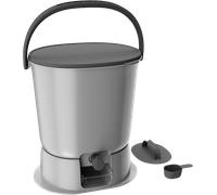 Multikraft Seau de Compostage Bokashi "Organko Essential Grey" | 15,3 L - 1 Seau