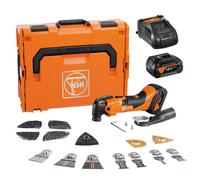 Multimaster 18V AMM 500 PLUS Top + 2 batteries 4Ah + chargeur rapide + coffret L-BOXX - FEIN - 71293861000