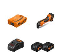 Multimaster AMM 500 PLUS AS + 2 batteries GBA 18V 4 Ah AS + 1 chargeur GAL 1880 CV AS FEIN