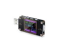 Multimètre de Testeur Wabecil,USB Voltmètre Ampèremètre Tension Courant Compteur Puissance,74.5*31.9*9mm-Noir