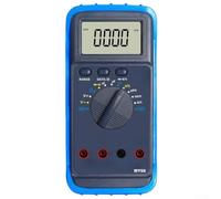Multimètre Digital ABS Compact 19cm pour Électricien | Fonction auto range, mesure tension/température, écran LCD clair, usage pour facile, précision fiable