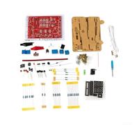 Multimètre Digital LED Kit Soudure Débutant Électronique(Has a shell) | Mesure tension, courant, température, pour fréquence, cycle pour service, pour idéal projets électroniques