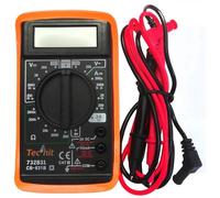 Multimètre digital TECH-IT - 18 calibres - Aimanté - Orange et noir - 247 W - Numérique