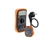 Multimètre digital + testeur de prise - Zenitech