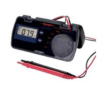 Multimètre digital ultra-compact de poche, 7 fonctions, calibrage auto, 300V, cat III, garantie 3 ans - Tibelec