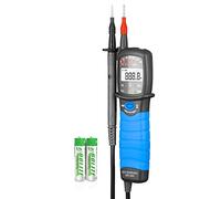 Multimètre GR-38A Multimètre Numérique Stylo Testeur Electrique Testeur de tension AC/DC 600V Résistance Continuité, avec écran d'affichage, rétroéclairage, éclairage de la lampe, maintien des données