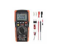 Multimètre Numérique, 6000 Points, Multimètre Pro TRMS Voltmètre Test Tension CA CC, Courant, Résistance, Capacitance, Fréquence,