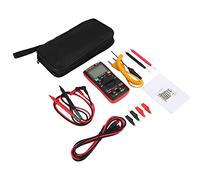 Multimètre Numérique AN8009, Multimètre LCD Numérique Gamme Automatique Mesure True RMS AC/DC, Compteur Electronique Tension+Cordon Test+Capteur de Température+16 Sonde de Test+Manuel d'Utilisation