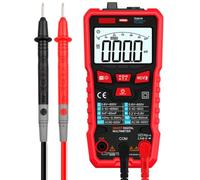 Multimètre Numérique Automatique Intelligent Portable Ta801d | Mesure Dc 0,001 V à 600 V, Courant 0,01 Ma à 600 Ma, Capacité 1 Nf à 6000 Μf