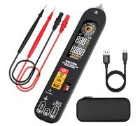 Multimètre numérique de type stylo, rechargeable, avec grand écran couleur, catégorie III 600 V