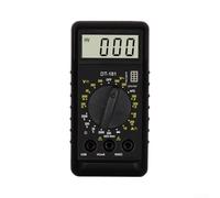 Multimètre Numérique DT181 Compact Mesure Tension Courant Résistance Écran LCD Portable pour Électricien 100x50mm