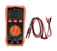 Multimètre Numérique Grand Écran LCD, Testeur de Tension AC/DC NCV, Résistance True RMS - Mesure Précise, Protection Double Fusible, Usage Polyvalent (Ru d'eau 205A)
