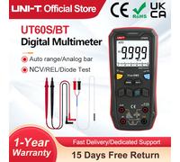 Multimètre numérique intelligent UNI-T UT60S UT60BT 1000V AC DC, voltmètre ampèremètre True RMS, compteur de fréquence, testeur de température de condensateur UT60S
