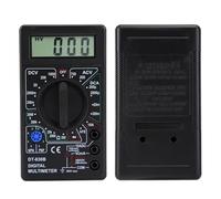 Multimètre Numérique LCD, Multimètre Numérique LCD Portable Multifonctionnel Ampèremètre Volt Ohm Testeur Voltmètre Ohmmètre Mètre Test en Caoutchouc Souple, Multimètres (DT-830B