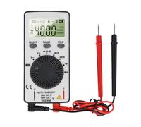 Multimètre numérique portable AN-101 pour détection de tension et de résistance de courant ultra-mince de 13,6 mm avec arrêt automatique et fonction de maintien des données pour les tests de circuit