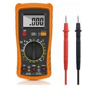 Multimètre Numérique Professionnel LCD Rétroéclairé Testeur Tension AC DC Courant Résistance Diode Continuité Outil Électricien