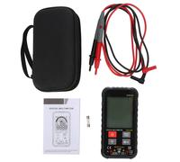 Multimètre numérique rechargeable avec écran LCD, sélection automatique de la gamme, mode intelligent et technologie TRMS. Mesure la tension, la
