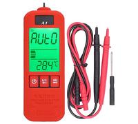 Multimètre numérique, Testeur de tension LCD Automatique Détecteur de | Boîtier ABS Résistant aux Chocs Affichage LCD Rétroéclairé Alarme Continue Reconnaissance Automatique Identification des