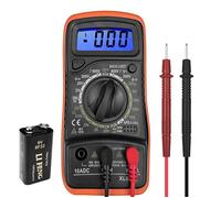 Multimètre Numérique,Testeur Electrique Professionnel Avec Écran LCD, pour Mesure La Tension AC/DC, Resistance, Diode