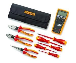 Multimètre numérique TRMS Fluke 179 + kit de démarrage outils portables (5 tournevis isolés et 3 pinces isolées)