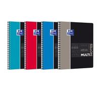 Multinotes Oxford Etudiant Integrale 4 Trous 245X310 160P Optik P. Q5/5+Tag Polypro Assorti